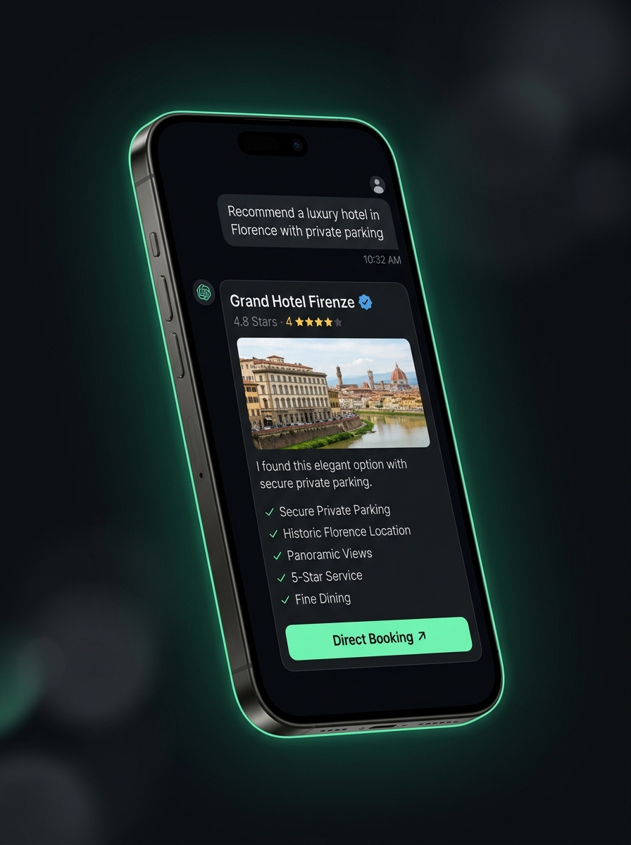 AI Hotel Assistant Mockup