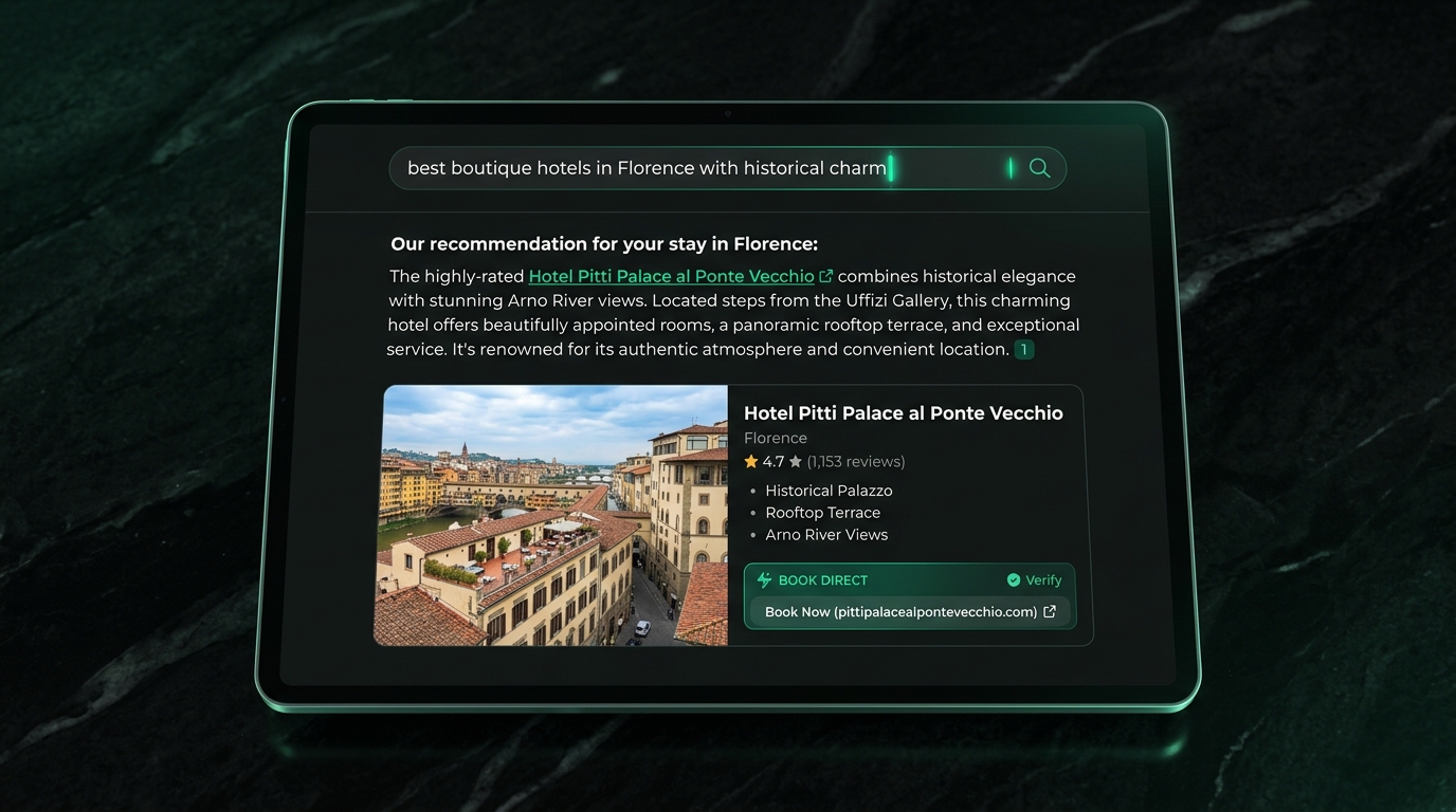 Ricerca Conversazionale Generativa su Tablet